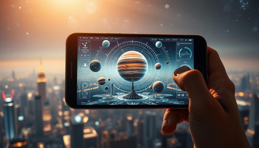 exploração em realidade aumentada