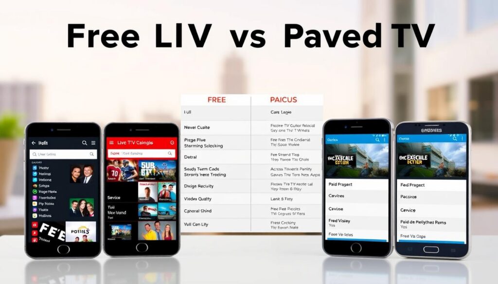 Comparativo entre serviços gratuitos e pagos de TV Comparativo entre serviços gratuitos e pagos de TV