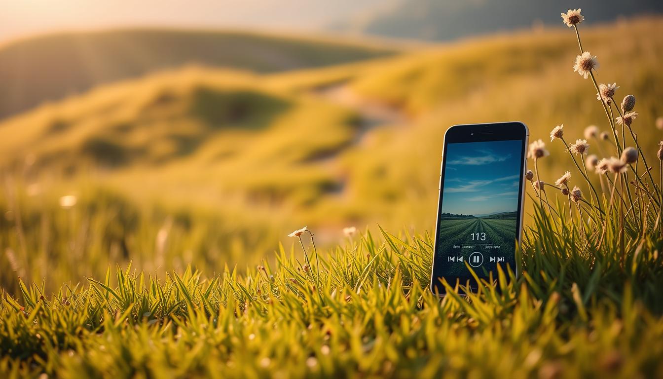 Sons relaxantes: paz e calma no celular