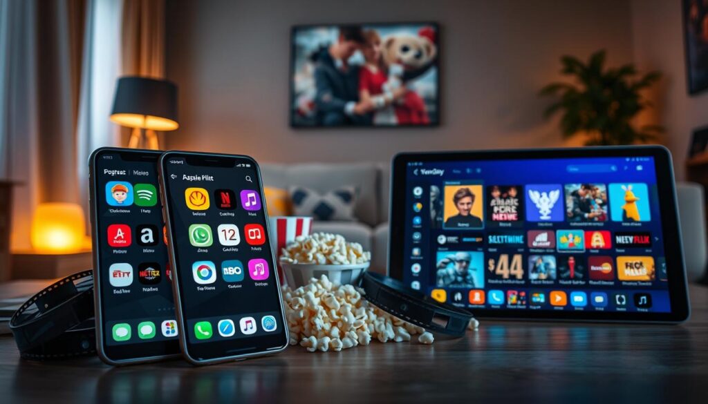 aplicativos iOS Android filmes séries