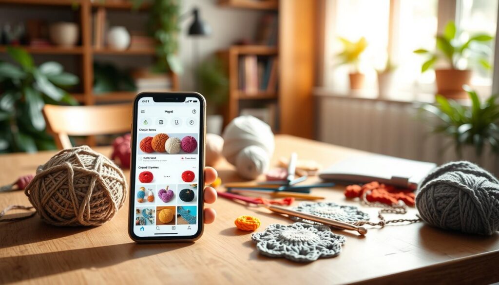 funcionalidades aplicativos croche