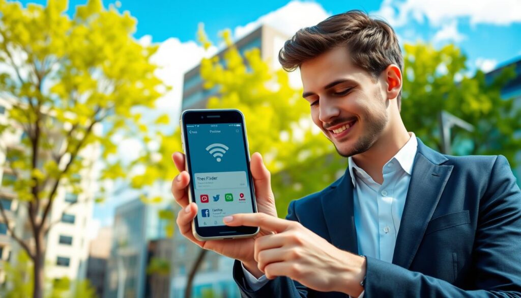guia de download e uso de aplicativos para wifi