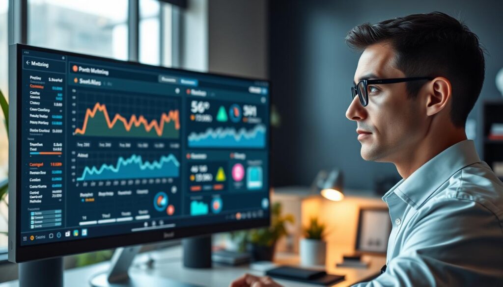 monitoramento em tempo real e alertas personalizados