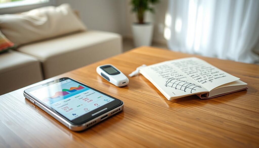 recursos essenciais aplicativos controle glicemia