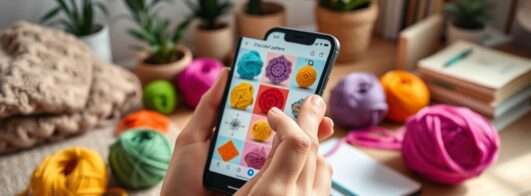 Descubra apps grátis de crochê passo a passo no celular