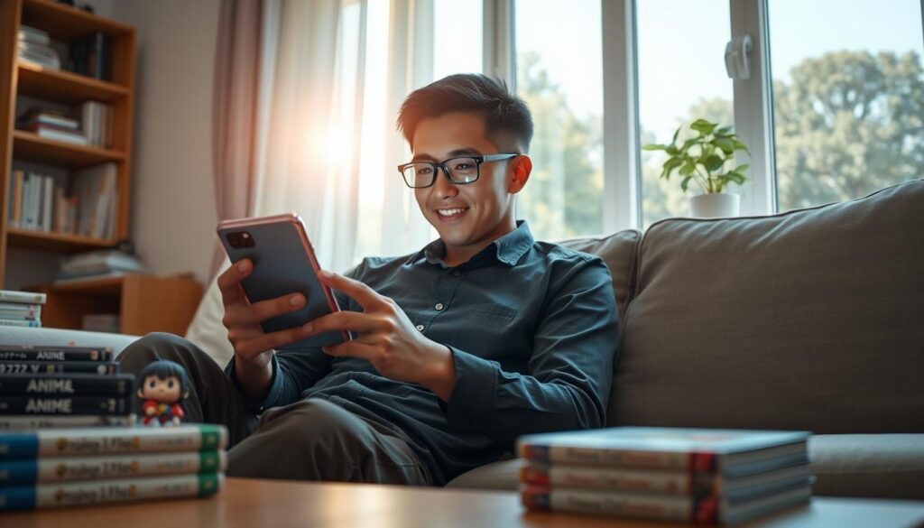 Explorando opções de streaming para assistir anime